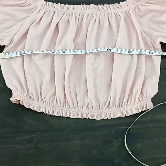 H & M pink crop top size medium - Picture 8 of 8